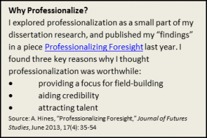 why professionalize