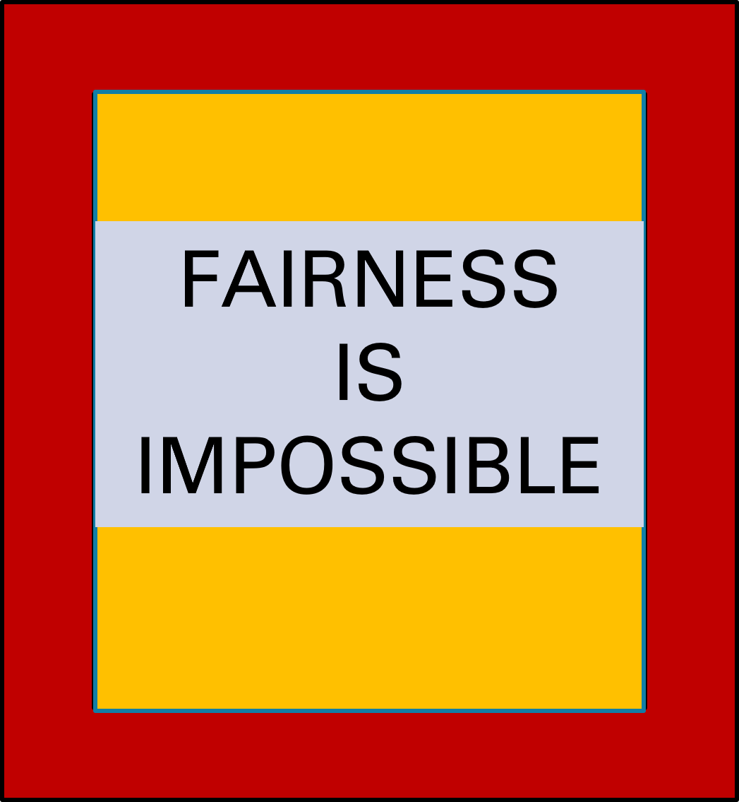 Redistribution Is Possible But Fairness Is Impossible Hinesight 